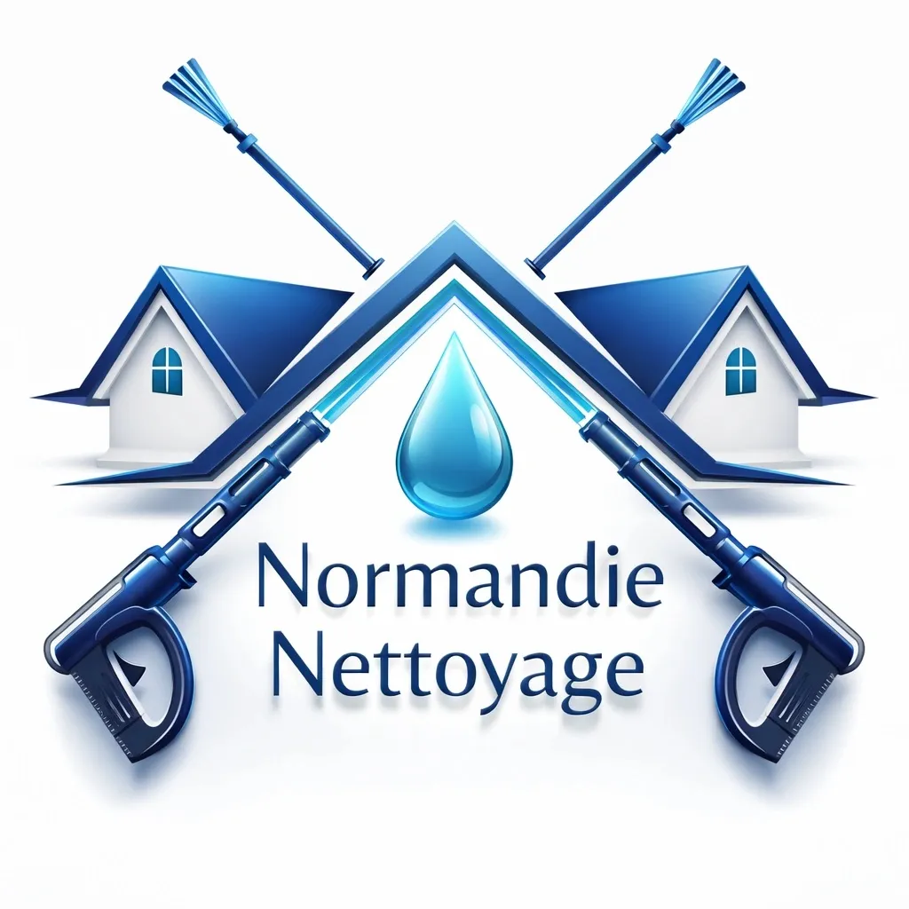 Logo Normandie Nettoyage — entreprise de nettoyage façade, démoussage toiture et nettoyage pavés à Caen, Calvados (14)
