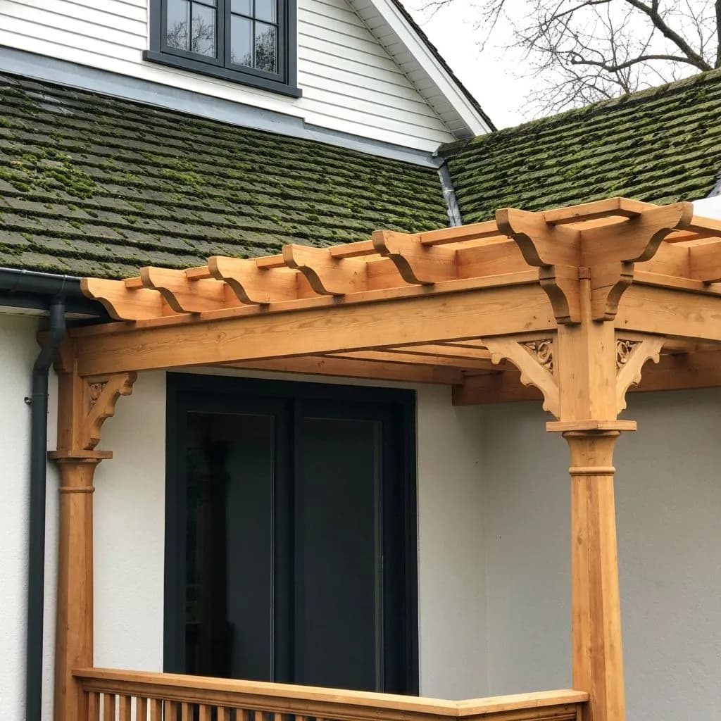 Professionnel réalisant un démoussage de toiture